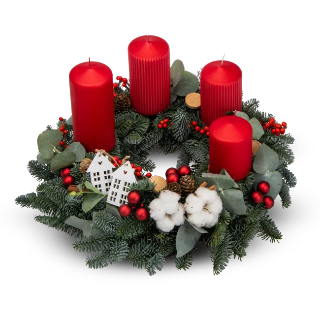DIY advent wreath kit for home crafting